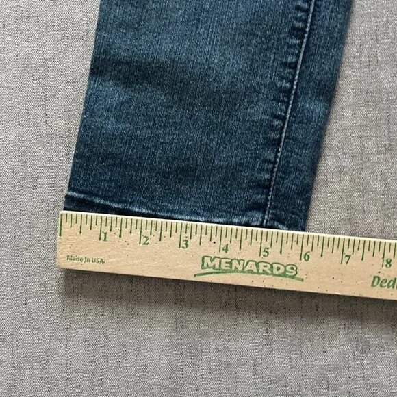 NYDJ Samantha Slim Jeans Women 6 Blue Denim Mid Rise Stretch Lift & Tuck Casual - Picture 10 of 10